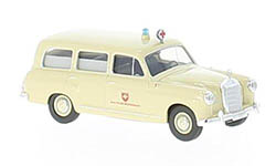 BREKINA 13461 - H0 - Mercedes 180, Malteser, Krankenwagen